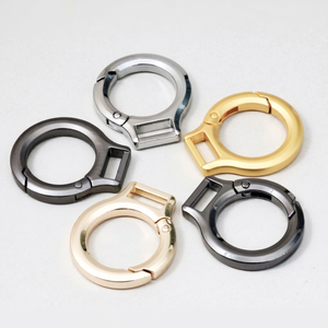 Creative Zinc Alloy <b>Spring</b> <b>Clip</b> Key Ring for Car Keys Unisex Fashion Accessory Part A4029 - Product Image 1