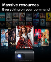 HiSi 352 projecteur Android 1080P mise au point automatique 4K LCD anti-poussière 2G + 32G WiFi Smart Proyector pour Home cinéma et faisceau d'affaires