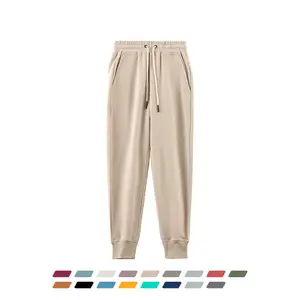 360GSM French Terr Spot Wholesale High Quality Plain Sports Pants Men's Casual Sweatpants Custom Logo Jogger Set Unisex