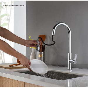 Robinet de cuisine en laiton monotrou Kaiping de bonne marque avec pulvérisateur à tirette Grifos De Cocina Robinet <span class=keywords><strong>Chef</strong></span> - Product Image 5