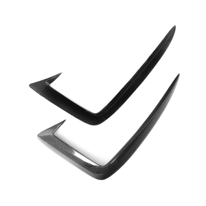 Difusor de parachoques trasero de fibra de carbono real, alerón para Audi A4 B10 Sline Sports <span class=keywords><strong>4</strong></span> puertas 2021 + divisores delanteros traseros - Product Image 2
