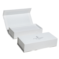 Boîte d'emballage personnalisée haut de gamme pour téléphone, pliable, recyclable, magnétique, avec impression UV, pelliculage mat, éponge et logo personnalisé