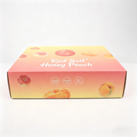 Boîtes en carton ondulé en gros, taille standard, recyclables, en kraft, pour boîtes à fruits