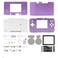 Casing Pengganti Baru Lengkap dengan Kit Tombol untuk Konsol Nintendo DS NDS - Ungu