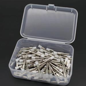 Cepillos de Pulido Dentales de Nailon Blanco de Punta Plana para Ortodoncia, 100 Piezas/Caja, Equipo y Accesorios de Terapia Oral - Product Image 1