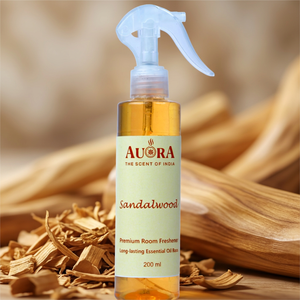 Ambientador en espray para habitación de sándalo con etiqueta personalizada, líquido a base de 200 ml de aceite esencial de larga duración para el hogar, zapatos de coche, precio de fábrica - Product Image 1