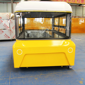 Eye-Catching Fiberglass Mobile Food Unit Compact Food Vendor Charming Food <b>Cart</b> <b>Wheels</b> Mini Food Truck Burger Ice Snack Food - Product Image 6