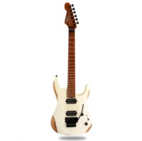 Guitare électrique SBS VS260 avec manche en érable, corps en acier, tremolo Floyd Rose, micros humbucker Alnico II entièrement enroulés, finition polie