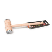 Marteau attendrisseur de viande manche en bois naturel marteau robuste double face ustensiles utiles