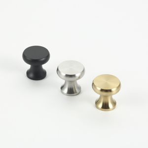 Quincaillerie pour meubles, poignées et boutons de porte d'armoire, boutons de tiroir en acier inoxydable à un trou avec <span class=keywords><strong>vis</strong></span> - Product Image 5