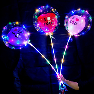Palloncino giocattolo del fumetto di vendita caldo palloncino bobo <span class=keywords><strong>led</strong></span> gonfiabile incandescente - Product Image 2