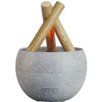 Diffuseur d'arômes ultrasonique en gros Bonfire 300ml, humidificateur d'huiles essentielles à LED style feu de camp, brume froide, décoration d'intérieur
