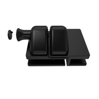 Loquet de porte magnétique en acier inoxydable Aleader 2205 pour portes en verre de sécurité, clôtures de piscine et verre trempé, avec clé