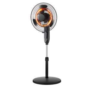 Calentador/ventilador de carbono 2 en 1 DE 2000 vatios con accesorios para ventiladores con protectores de dedos - Product Image 1