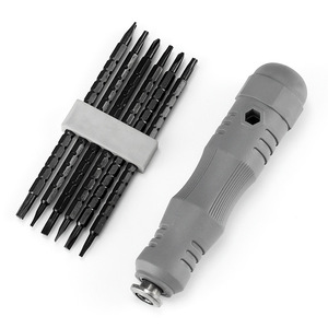 Multi Purpose Telescopic Screwdriver Set 13 In 1 Phillips Flathead Bits Diy Tool Kit - Product Image 1