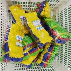 Hot Sale PE Polyethylene Twine In 3-Strands Plastics Packaging Ropes With 1MM 1.5MM Mixed Color For Tie Tomato And Banana Use