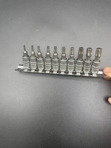 Ratchet cờ lê ổ cắm thiết lập <span class=keywords><strong>10pcs</strong></span> cờ lê ổ cắm công cụ thiết lập Torx Ổ cắm Bit thiết lập - Product Image 2