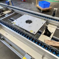 Líneas de Ensamblaje Automáticas Inteligentes Personalizadas de China, Unidad de Transferencia para Paletas, Transportador de Doble Cadena de Alta Calidad
