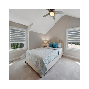 Tende a Rullo Elettriche Motorizzate Smart Zebra, Traspiranti e di Qualità, per Giorno e <span class=keywords><strong>Notte</strong></span>, per Finestre - Product Image 4