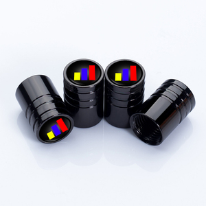 Tappi dello stelo della valvola dei pneumatici in alluminio resistente alla corrosione Set universale per auto camion moto suv & bike - Product Image 3