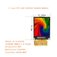 Layar TFT 2 Inci RGB 36PIN 176X220 MODUL LAYAR LCD