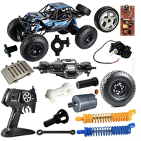 Roues de piste RC en alliage CNC personnalisées 1/18 compatibles TRX4M, pièces de rechange renforcées pour buggy, accessoires auto RC en acier inoxydable usiné