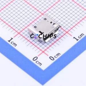 USB-MR-D-046 USB Connector SMD Connector ( Connector Type: Micro-B )( Gender: Female )( Mounting Type: Horizontal Mount ) - Product Image 1