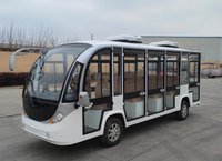 Mini-bus électrique de tourisme 14 places sans batterie avec climatisation et porte de 4 kW fabriqué en Chine Voitures de golf