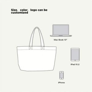 High Quality Fashion Sustainable Sublimation Canvas Monogram Fancy Women Hand <b>Tote</b> <b>Bags</b> Luxury with Custom Printed logo - Product Image 6