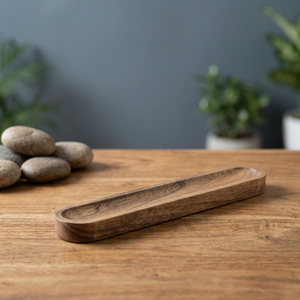 Compact Long Wooden Pen <b>Holder</b> Elegant Desk Organizer Natural Smooth Finish Handmade Workspace Decor Tabletop Storage Box Sets - Product Image 1