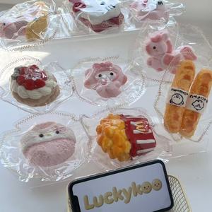 Luckykoo Wholesale Super Soft Silicone Taba <b>Squishy</b> Toy Sensory Cute Food Shape Taba Jelly <b>Squishy</b> Stress Relief Squeeze Toys - Product Image 2