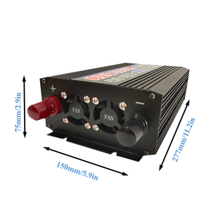 เครื่องแปลงไฟฟ้าพลังงานลมและพลังงานแสงอาทิตย์แบบออฟกริด 3000W จากโรงงานจีน คลื่นไซน์บริสุทธิ์ 12v 220v DC/AC  24v 48v 110v 50hz 60hz ZX-3000 ออฟกริด - Product Image 6