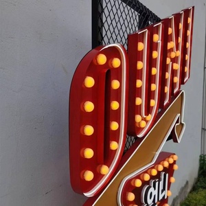 Panel de visualización de puntos con tapa para marquesina de estilo Retro, tablero de visualización de letras, señalización de arte cinético dinámico para cafeterías - Product Image 3