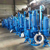 Pompa Lumpur Multistage Submersible Hidrolik Hisap Cerdas Sentrifugal Pasir Air Vertikal HRZL dengan Agitator untuk Industri