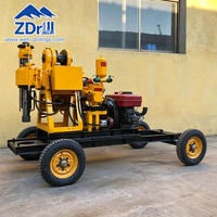 Foreuse compacte portable à double fonction pour puits et carottage, idéale pour l'échantillonnage de roches et le forage de puits peu profonds