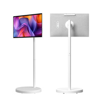 27-дюймовый интерактивный LED-экран с 6 ГБ ОЗУ и 128 ГБ ПЗУ, вращающийся, ультратонкий, цифровой дисплей, перезаряжаемый, портативный, OEM, смарт-телевизор