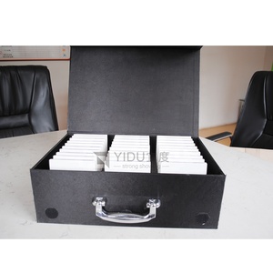 Nhỏ gọn xách tay đá Mẫu Vali thạch anh xử lý hộp Acrylic tầng giá - Product Image 4