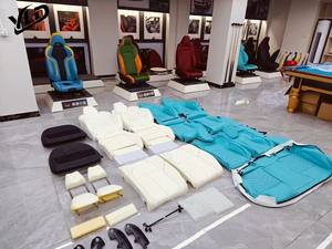 YLD Accessorio per Interni Auto, Kit di Aggiornamento Sedili <span class=keywords><strong>Audi</strong></span> <span class=keywords><strong>A6</strong></span> C7, Set <span class=keywords><strong>Coprisedili</strong></span> in Pelle Anteriori e Posteriori per <span class=keywords><strong>Audi</strong></span> <span class=keywords><strong>A6</strong></span> - Product Image 4