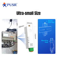 Convertisseur de communication série LoRa PUSR RS485, émetteur-récepteur sans fil 2,4 GHz 27 dBm, puce SX128x, transmission de données externe 1024 Kbps