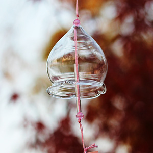 <span class=keywords><strong>Campana</strong></span> del vento di vetro giapponese vento <span class=keywords><strong>campana</strong></span> finestra decorativa WindChimes chiaro carillon del vento pendenti decorazione giapponese per il giardino di casa - Product Image 4