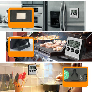 Venta al por mayor: Medidor digital de temperatura para cocina DD1406 con sonda de acero inoxidable para alimentos, ideal para barbacoa, ahumador y horno. - Product Image 6