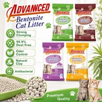 Litière pour chat en bentonite sans poussière, forme boule, parfum lavande, pomme et café, vente en gros du fabricant