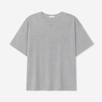 T-shirt Oversize Vierge 235g avec Impression de Logo Personnalisé, Coupe Minimaliste Moderne, 100% Coton Filé Anneauté, Alternative de Marque Premium