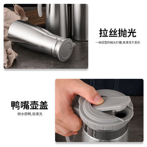 Carafe isotherme en acier inoxydable pour eau froide, isolation 12-24h, idéale pour les cadeaux d'affaires - Product Image 4