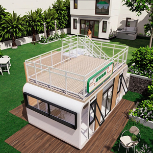 2025 Kinh Tế đúc sẵn thép Tiny Apple cabin container biệt thự Capsule KHÁCH SẠN CĂN HỘ vườn Pod cho cửa hàng sử dụng - Product Image 2