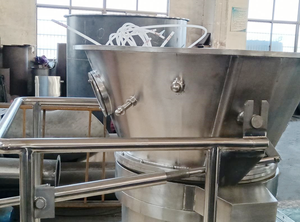 Contenedor de recubrimiento de granulador Granulación de fluidos Procesador de lecho fluido Horno de tubo como secador de lecho fluidizado Máquina de secado - Product Image 3