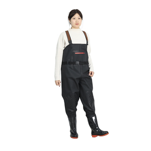 En gros Risenow Salopette de pêche et de chasse imperméable avec bottes en PVC, pour la pêche à la mouche (taille et poitrine) - Product Image 3