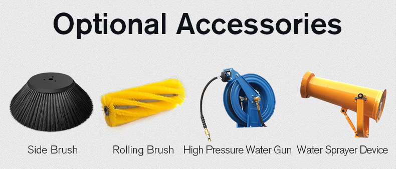 Industrial Electric All Closed Cab Floor Sweeper Driving Type Road Sweeper Street Cleaning Machine