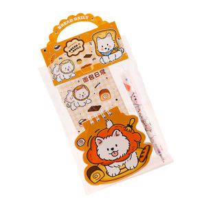Adorable Set de Papelería con Diseño de Perro West Highland, Cuaderno y Bolígrafo de Gel para Niños, Regalos para Fiestas de Cumpleaños - Product Image 1