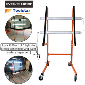 Support d'inspection de pare-brise portable avec éclairage LED, station de réparation de vitres automobiles, station mobile de contrôle de peinture de carrosserie - Product Image 2